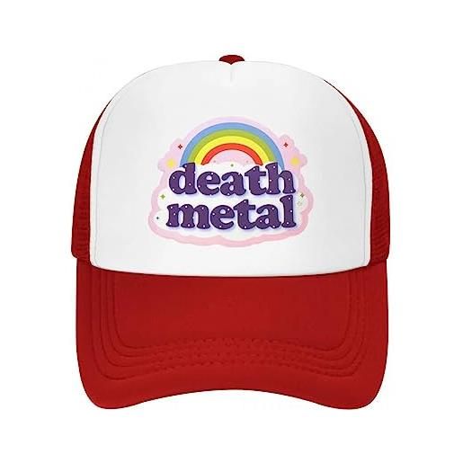 VIDOJI cool rock music death metal trucker hat per uomini e donne cappelli da baseball regolabili personalizzati cappelli estivi snapback cappelli regali di protezione solare per esterni