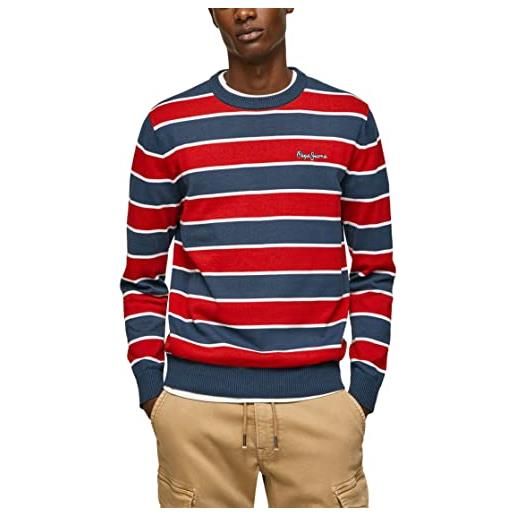 Pepe Jeans paul, maglia maniche lunghe uomo, multicolore (multi), m