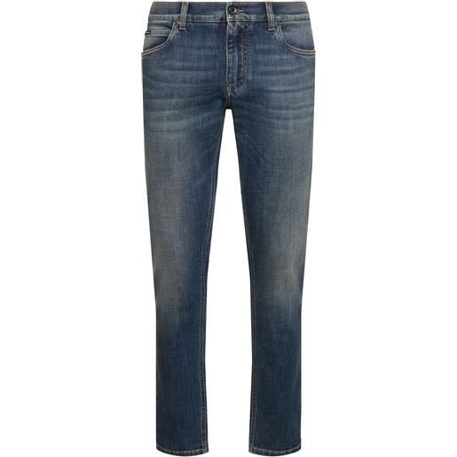 DOLCE & GABBANA jeans regular fit in denim washed