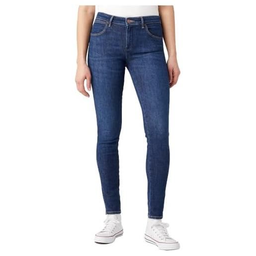 Wrangler skinny jeans, nero black 1, 27w / 32l donna