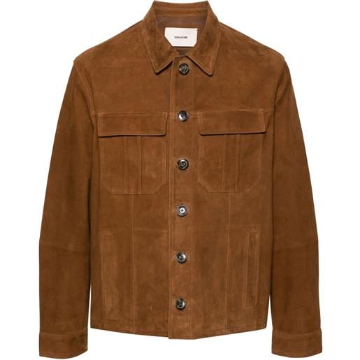 Zadig&Voltaire giacca-camicia kuba - marrone