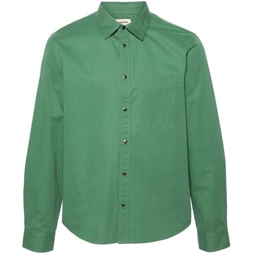 Zadig&Voltaire camicia stan con stampa - verde