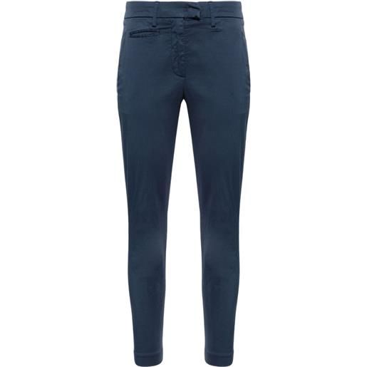 DONDUP pantaloni slim crop perfect - blu