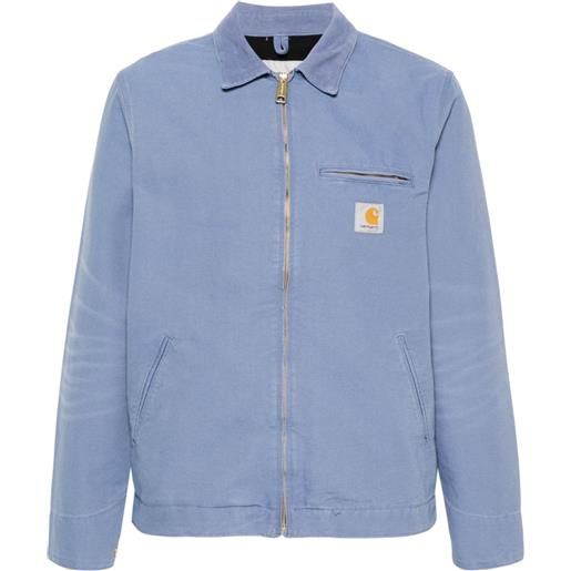 Carhartt WIP giacca-camicia detroit summer - blu