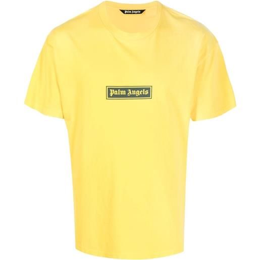 Palm Angels t-shirt con stampa - giallo