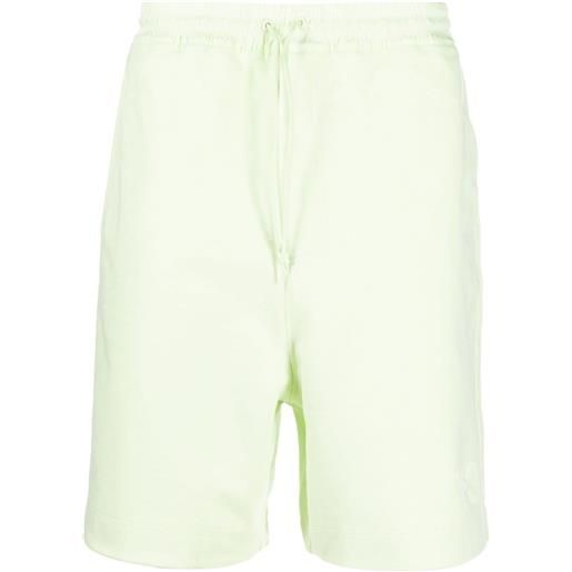 Y-3 shorts sportivi con coulisse - verde