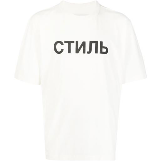 Heron Preston t-shirt con stampa - bianco