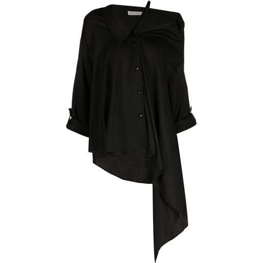 Palmer//Harding camicia asimmetrica - nero