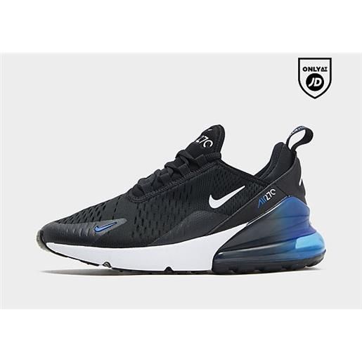 Nike air max 270 junior, black/racer blue/smoke grey/white
