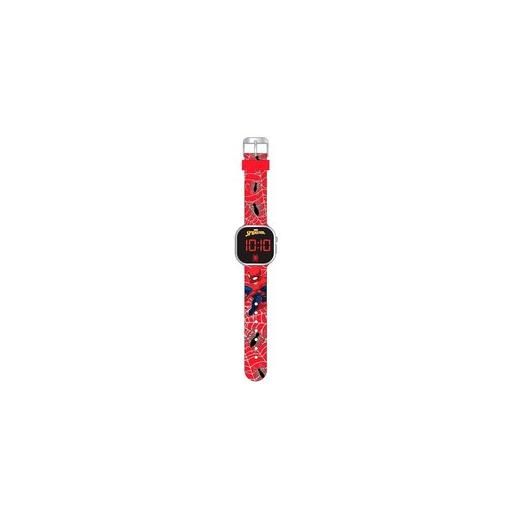 Ds Import orologio bimbo spiderman digital led rosso e nero spd4719