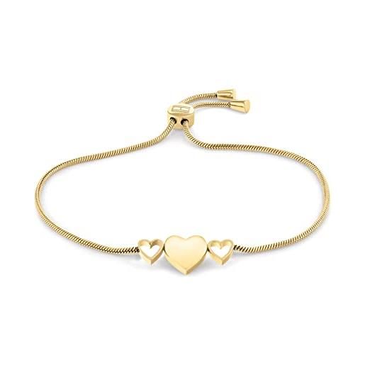 Tommy Hilfiger jewelry braccialetto a catena da donna oro giallo - 2780713