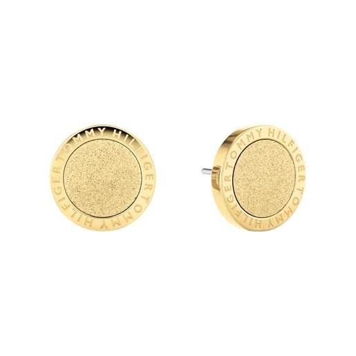 Tommy Hilfiger jewelry orecchini a perno da donna oro giallo - 2780704
