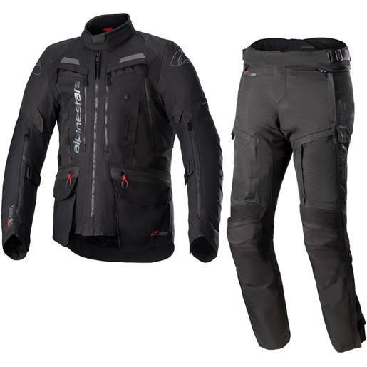 ALPINESTARS - giacca + pantaloni pack bogotá pro drystar nero