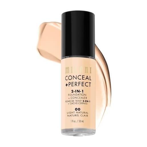 Milani conceal + perfect 2-in-1 foundation + concealer - light natural