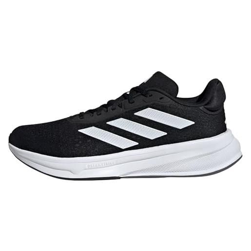 adidas response nova, scarpe da ginnastica uomo, core black/ftwr white/grey five, 45 eu