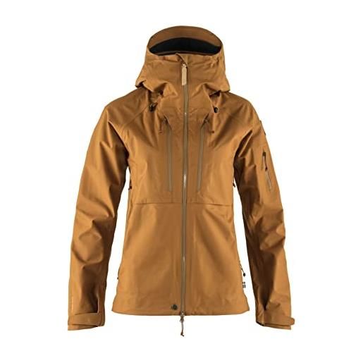 Fjallraven keb eco-shell jacket w, giacca donna, chestnut, s