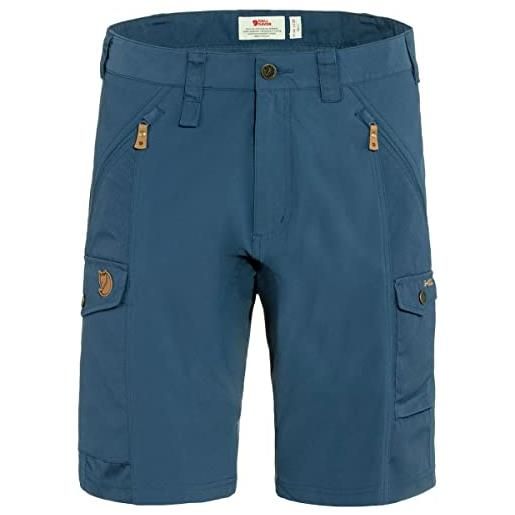 Fjallraven 82833-534 abisko shorts m pantaloncini uomo indigo blue taglia 46