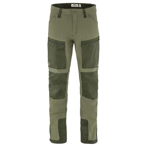 Fjallraven 86411-625-662 keb agile trousers m pantaloni sportivi uomo laurel green-deep forest taglia 58/l