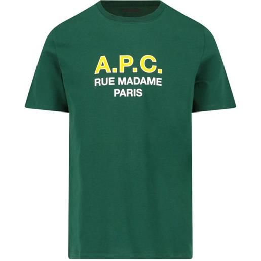 A.p.c. t-shirt e polo verdi