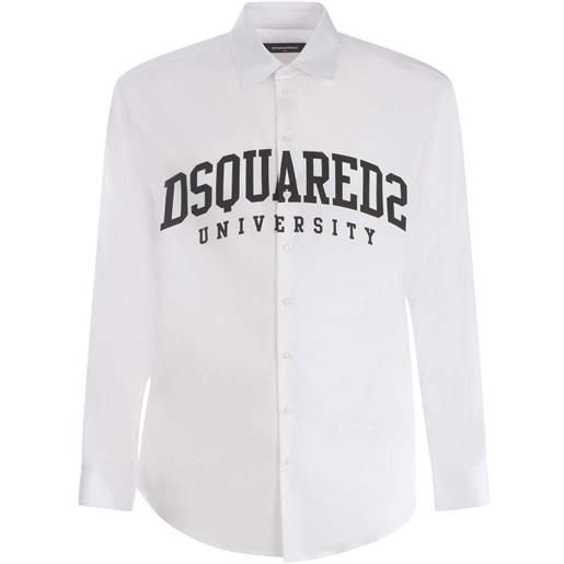 Dsquared2 camicia Dsquared2 universitari in cotone