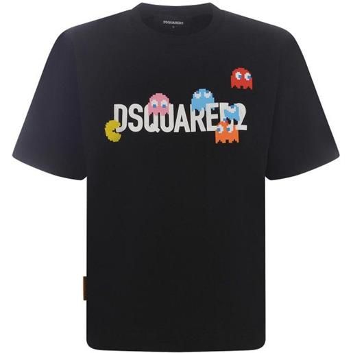 Dsquared2 t-shirt pac man in cotone