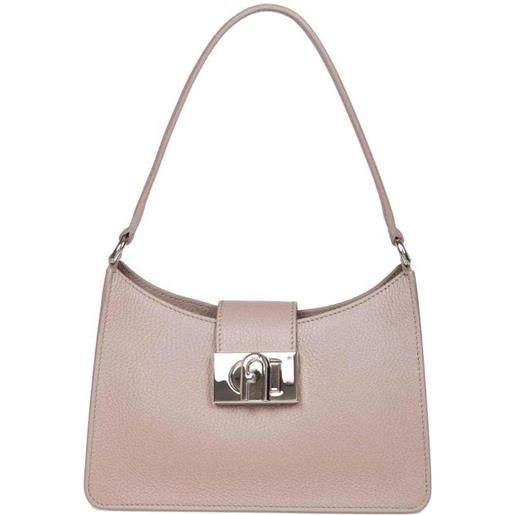 Furla 1927 s shoulder bag in pelle soft greige