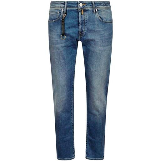 Incotex jeans in denim elasticizzato