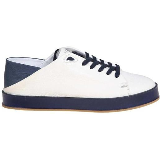 Marco Castelli sneakers axel in pelle colore bianco/blu
