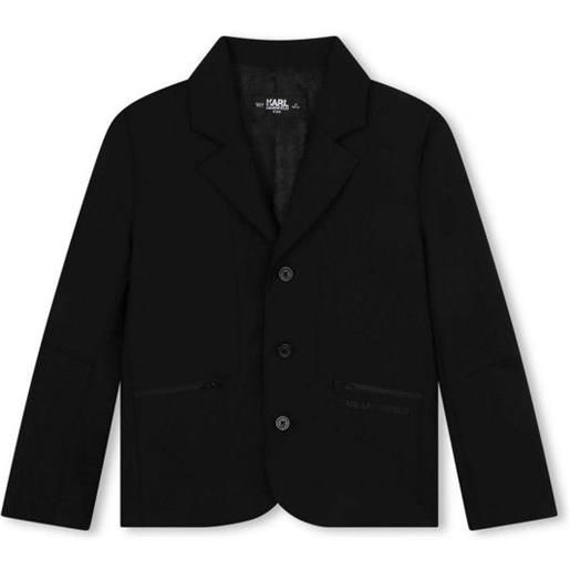 Karl Lagerfeld giacca da Karl Lagerfeld in misto lana nera