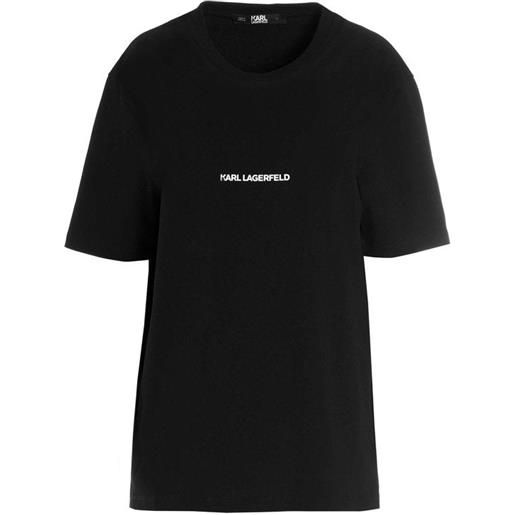 Karl Lagerfeld t-shirt logata nera