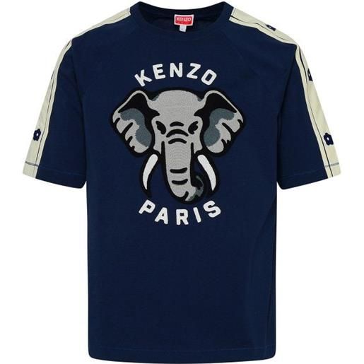 Kenzo maglietta in cotone blu