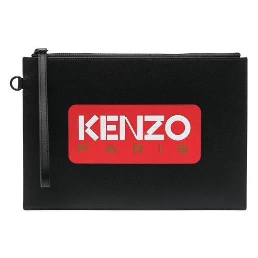 Kenzo portafoglio in pelle con logo