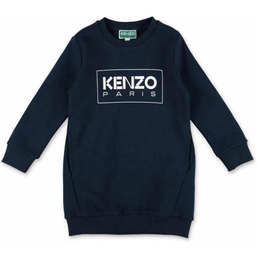 Kenzo felpa Kenzo per bambina in cotone blu navy
