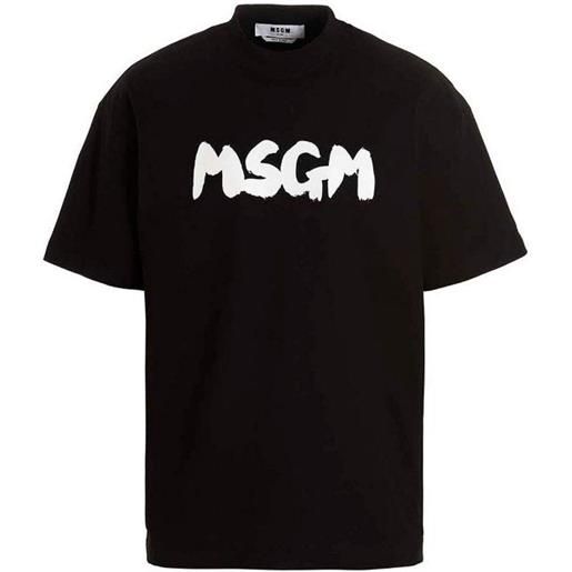 M.s.g.m. t-shirt stampa logo