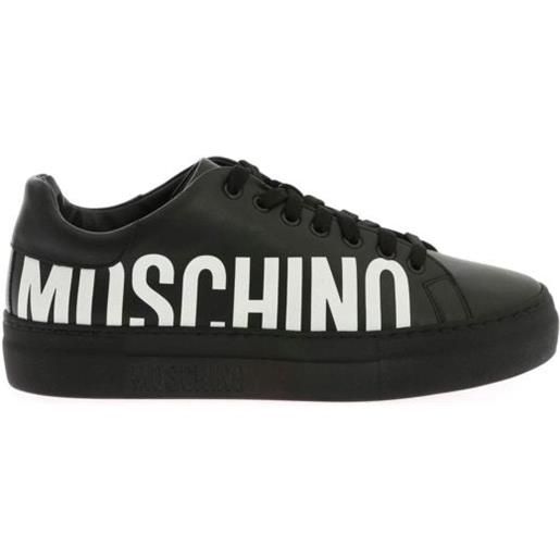 Moschino sneaker nera con logo