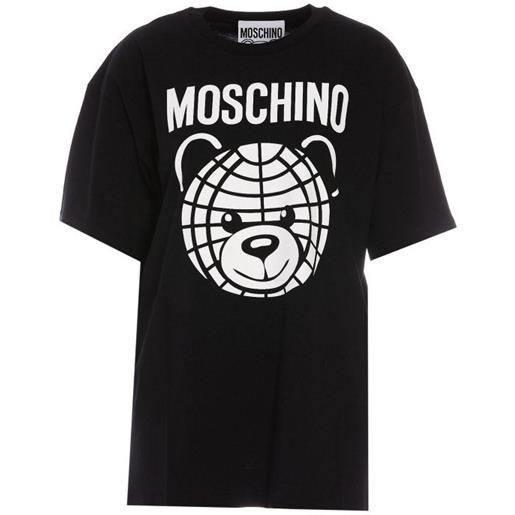 Moschino t-shirt lunga orsetto