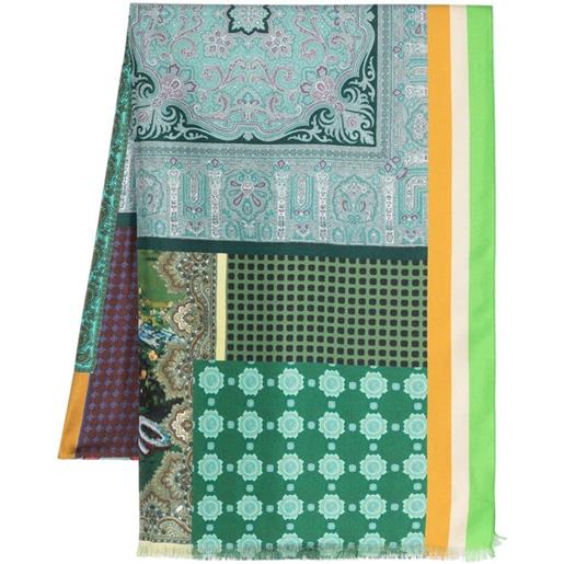 Pierre-louis Mascia foulard in seta con stampa lago di como