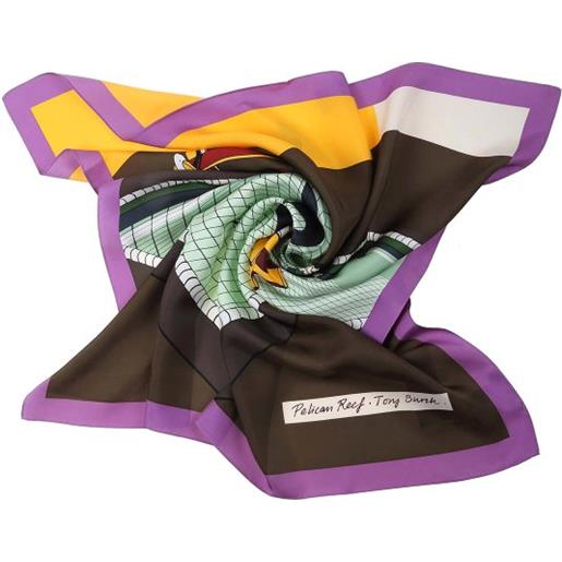 Tory Burch foulard in seta multicolor