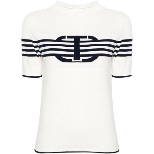 Twinset t-shirt con righe