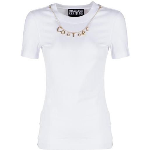 Versace Jeans Couture t-shirt con ciondoli couture