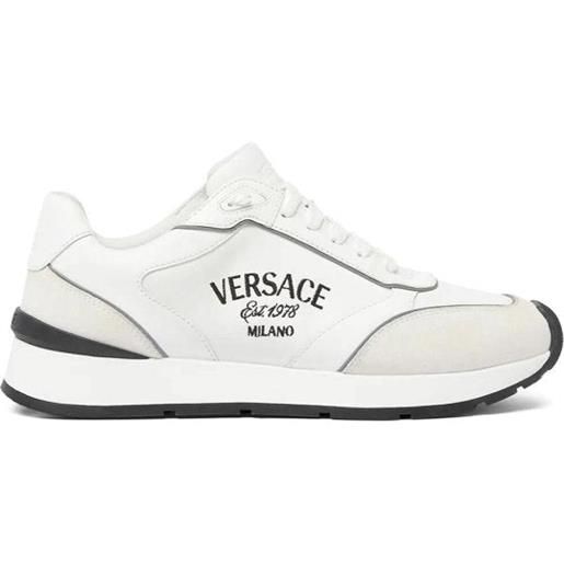 Versace sneaker in pelle di vitello