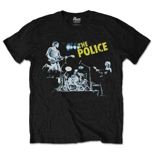 ERSAN the police live band - maglietta da uomo, nero , m