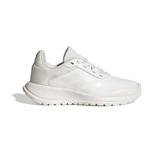 adidas tensaur run, scarpe unisex - bambini e ragazzi, bianco (core white core white core white lut33), 36 2/3 eu