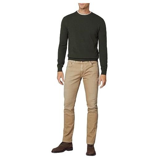 Hackett London pigmento twill 5pkt jeans, marrone (cammello), 33w x 28l uomo