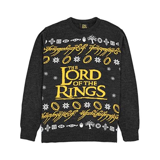 The Lord Of The Rings il maglione da uomo del signore degli anelli per adulti jumper natalizi m
