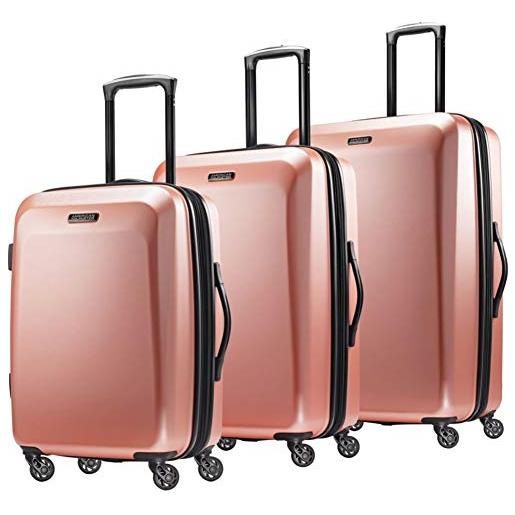 American Tourister moonlight hardside bagagli con ruote spinner, oro rosa (rosa) - 92507-4357
