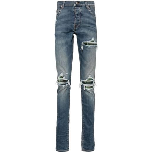 AMIRI jeans skinny a vita media - blu