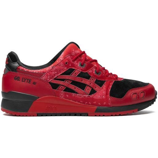 ASICS sneakers con stampa atmos x red spider x gel-lyte 3 - rosso