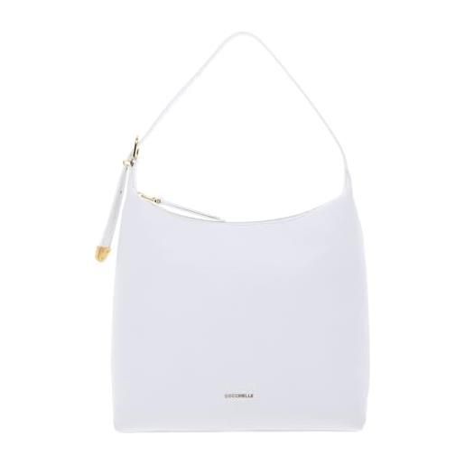 Coccinelle gleen handbag grained leather brillant white
