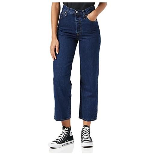 Levi's ribcage straight ankle, jeans donna, dark mineral, 27w / 31l